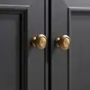 Botón de aleación de zinc color bronce antiguo manija de puerta de armario manija de cajón de gabinete de cocina simple mate moderna manija de gabinete de vino de un solo agujero