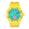 Correa de silicona para reloj de marca compartida AP, compatible con cajas de reloj AP y Swatch, correa de silicona integrada, para ventas transfronterizas