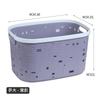 Cesta de almacenamiento apilable al por mayor de fábrica, cesta de almacenamiento de plástico pequeña con patrón de cuadros irregular, cesta de almacenamiento portátil para cocina