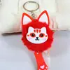 Nuevo Llavero Colgante Creativo de Bola Peluda para Gato Lindo Exquisito Regalo Gato de la Suerte Bola de Pelo Adorno Pequeño para Bolsa