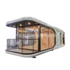 Cápsula Espacial Suíça Mais Vendida, Resistente a Terremotos, Nível 10 de Resistência ao Vento, Hotel Cápsula Maçã Pré-fabricado, Casa Modular