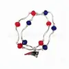 Ventas Directas de Fábrica Pulseras Personalizadas Hechas a Mano 32 Equipos de Fútbol de la NFL Pulseras de Cristal para Mujer Pulseras de Temperamento de Moda