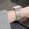 Para Apple applewatch Correa Metal Acero Inoxidable Bambú Borde de Tornillo Huawei Gt4 Correa de Reloj