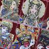 Transmisión en vivo para cinabrio Tang kazajo carnero vida pasada esta vida Buda pintado a mano oro pintura Thangka núcleo al por mayor