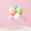 Celebridade da internet estilo ins balão de confissão colorido decoração de bolo festa de aniversário mesa de sobremesas plug-in de balão colorido