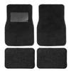 Tapete para pie de coche con logo bordado tapete universal para pie de coche tapete para pie flocado de PVC tapete universal para pie de coche con aro de alambre