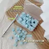 Esponja Mini de 1 cm para Acompañar Pegamento Pat para Uñas, Bloque de Esponja Hueca para Gradiente de Uñas, Bloque de Tofu, Herramienta para Uñas
