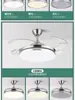 Ventilador de Comedor Invisible para Uso Doméstico 2024 Modelo Nuevo Ventilador de Techo para Sala de Estar Moderno Integrado Simple Luz de Techo Lámpara de Techo para Comedor