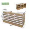 Supermercado Tienda de Conveniencia Exclusivo Mesa de Caja Registradora Gabinete para Cigarrillos Estante Combinación Tienda para Madres y Bebés Farmacia Esquina Pequeña Barra