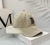 Bordado de Letra B Japonesa y Coreana Visera Curva Informal Moda Versátil Calle Top Suave Gorra Gorra de Béisbol Gorra de Pareja Estilo Nuevo