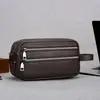 Nova Bolsa Clutch Transversal de Lado Macio Masculina com Padrão de Lichia, Bolsa de Ombro de Uso Duplo para Negócios e Casual, Bolsa Masculina Multifuncional