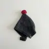 Gorro de Invierno Yipan para Bebé, Lindo Gorro de Punto con Pompón para Niños y Niñas, Gorro Cálido de Lana con Protección para Orejas de Bebé
