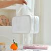 Bolso Cosmético de Gran Capacidad Bolso de Mano Pvc Esmerilado Bolso de Mano Cosméticos Artículos de Aseo Bolsa para Cosméticos Separación Seco y Húmedo Bolsa de Aseo
