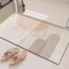 Las alfombrillas de suelo de lodo de diatomeas escandinavas son resistentes a las manchas y fáciles de cuidar. Las alfombrillas de baño son alfombrillas para pies fuertemente absorbentes de agua. Alfombrillas Antideslizantes para Puerta de Baño