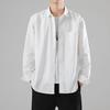 Camisa de Manga Larga para Hombre LKTM # Nueva de Primavera para Hombre de Alto Grado Perceptiva Simple Casual Versátil Chaqueta Camisa
