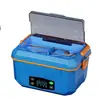 Fiambrera Calefactora Inalámbrica Recargable 22500Mah, No Necesita Enchufe, Fiambrera Eléctrica con Temporizador y Ajuste de Temperatura, Tanque Interior de Acero Inoxidable 316