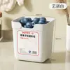 Nova Caixa de Armazenamento para Porta Lateral de Geladeira com Divisórias para Organizar e Separar, um Recipiente de Armazenamento de Grau Alimentício para o Interior da Geladeira