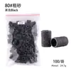 Anillos de Lijado para Pulir Uñas, Rollos de Papel de Lija para Pulir, Anillos de Lijado de Alta Calidad para Brocas de Uñas, Coloridos, 100 Piezas/Paquete