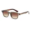Gafas de Sol de Venta Cruzada Más Vendidas en Amazon para Hombre, Gafas de Sol de Moda Retro Tendencia para Mujer, Gafas de Sol Cuadradas de Gama Alta Europeas y Americanas