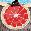 Suministro Directo de Fábrica toalla de playa redonda estampada chal Toalla de Playa LOGO fruta Nuevo