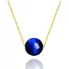 Colar de prata s925 feminino Pérola Zhao Liying mesma joia corrente clavícula ano do porco contas giratórias pedra natural joias de prata