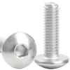 Tornillo de cabeza plana grande con hexágono interior de acero inoxidable 304, tornillo de cabeza de paraguas, tornillo de cabeza de hongo, M4/M5/M6/M8