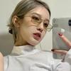 Óculos de Sol Quadrados Pequenos Metálicos Verde Claro Estilo Retrô Fashion para Mulheres, Escolhas de Influenciadores do TikTok, Óculos de Sol do Mesmo Estilo para Homens, Modernos Uv400
