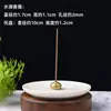 Queimador de incenso em linha Sanxingdui metal poroso incenso incenso suporte para incenso de sândalo incenso suporte para incenso de linha vertical acessórios para incenso presentes criativos