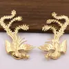 Diseño de Copyright Shangjia Par de Accesorios de Fénix de Latón, Adorno para el Cabello de Estilo Antiguo, Pasador, Material Hecho a Mano, Nuevo Estilo Chino