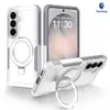 Novo Modelo da Samsung é Adequado para Capa de Celular com Suporte Giratório S26, Sucção Magnética S25 Ultra Anti-Queda Capa Protetora Três em Um