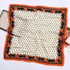 Bufanda de Terciopelo Popular Estilo Coreano Versátil Transfronteriza para Mujer en Otoño e Invierno Bufanda Cuadrada Multifuncional Chal Pañuelo para la Cabeza Cálido y Versátil Moda