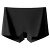 Exclusivos Ropa Interior de Seguridad para Mujer 2 en 1 Sin Costuras de Seda Hielo con Refuerzo de Algodón Puro, Calzoncillos tipo Boxer para Verano, Anti-Exposición