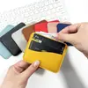 Portatarjetas de Cuero para Llevar en el Bolsillo Transfronterizo Ranura Grande para Tarjetas Portatarjetas Pequeño Ranura Múltiple para Tarjetas Compacto de Cuero PU para Mujer Portatarjetas