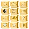 Pulseira Bagua Popular Transfronteiriça em Ouro 18K Módulo Italiano DIY Pulseira Elástica Padrão Garra de Gato Acessórios de Joalheria