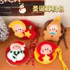 Colgante para funda de auriculares de muñeca navideña original de Tengyi, versátil y lindo, se puede usar como monedero, porta lápiz labial u organizador de cables de datos