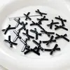 Cor Sólida Liga Laço Contas Espaçadoras DIY Pulseira Colar Feito à Mão Corrente de Celular com Contas Acessórios de Contas Soltas Material