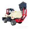 Caminhão Misturador Pequeno de Boca Plana Diesel Hidráulico Misturador de Concreto Caminhão de Transporte Canteiro de Obras Tanque Misturador de Argamassa Cimento Caminhão