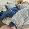 2026 Nueva Funda Nórdica de Leche Polar Pieza Única Se Puede Usar para Dormir sin Ropa de Cama Dormitorio Estudiantil Funda Nórdica de Polar por Ambos Lados