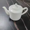 Suministro Directo de Fábrica Hotel Club Porcelana Blanca Cafetera Tetera Vinagrera Olla de Vino Se Puede Elegir la Imagen y Agregar Logo