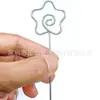 CNglam clip de alambre creativo forma de flor clip para tarjetas de presentación clip de flor de metal clip para notas transfronterizo en stock