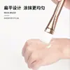 Pincel para Máscara Facial de Cerdas Macias de Fibra, Cerdas Macias para Beleza Facial, Suave com a Pele, Cabeça de Pincel com Cerdas de Fibra, Fácil de Aplicar, Lavável