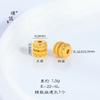 Accesorios de oro antiguo para manualidades de larga data accesorios linternas huecas de diamante nubes ruyi rojas y azules cuentas redondas cuentas de barril