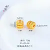 Accesorios de oro antiguo para manualidades de larga data accesorios linternas huecas de diamante nubes ruyi rojas y azules cuentas redondas cuentas de barril