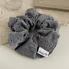 Goma para el pelo tipo scrunchie de lunares, versátil y simple, de tela para principios de otoño estilo coreano, elegante y suave, para coleta estilo casual para mujeres