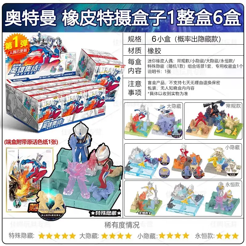 SKU-01-第1弹✴️橡皮特摄盒子【整盒6盒】内含6套组合