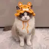 Gorro Lindo y Divertido para Mascota Disfraz de Gato Accesorio para la Cabeza Accesorios para Perro Collar Adornos Tejidos Nuevos 2026