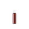 Shengyao Cross-Border Especializa-se em Frasco Dispensador de Loção Tipo Pressão Marrom Transparente de 100ml Pet Cosméticos de Alta Qualidade Frasco Vazio