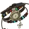 Joyería Nueva, Estilo Dulce y Lindo, Joyería de Mano al por Mayor, Lote Mixto, Pulsera Reloj de Cuero de Vaca Moderna y Versátil