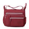 Bolsa de cor sólida de grande capacidade, bolsa de nylon feminina, porta-moedas, bolsa transversal da moda para novas mães, bolsa de viagem