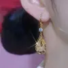 Pendientes Colgantes de Diamante Flash Únicos de Nicho para Mujer Pendientes Elegantes Exquisitos 2025 Nuevos Pendientes de Lujo Ligero Explosivo de Gama Alta